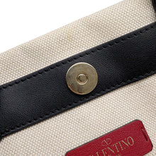 Load image into Gallery viewer, Valentino Garavani Logo Canvas Tote Beige/BlackTW2B0D21FWB Leather Canvas