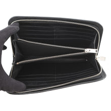 Load image into Gallery viewer, SAINT LAURENT PARIS Crocodile-embossed Zip Around Wallet Black326599 Leather