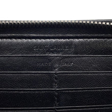 Load image into Gallery viewer, SAINT LAURENT PARIS Crocodile-embossed Zip Around Wallet Black326599 Leather