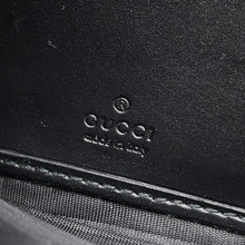 将图像加载到图库查看器中,GUCCI Cherie Line Zip Around Wallet Black/Green/Red408831 Leather