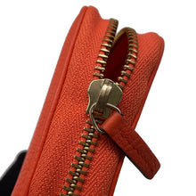 将图像加载到图库查看器中,GUCCI Zip AroundWallet Orange420113 Leather