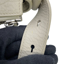 Load image into Gallery viewer, BURBERRY Night Shoulder Bag Light Gray8085418 Leather Size Small