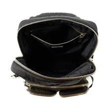 Load image into Gallery viewer, PRADA Pocket Backpack Black/Khaki2VZ043 Nylon Rubber