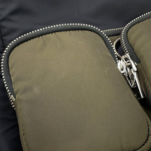 Load image into Gallery viewer, PRADA Pocket Backpack Black/Khaki2VZ043 Nylon Rubber