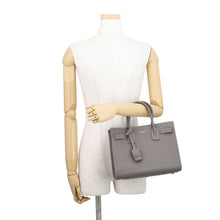 Load image into Gallery viewer, SAINT LAURENT PARIS Sacked Jules 2WAY Bag Gray421863 Grain Leather Size Baby