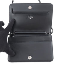 Load image into Gallery viewer, CHANEL Boy Chanel Chain Wallet BlackAP1117 Caviar Leather