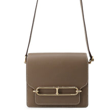 Load image into Gallery viewer, HERMES Sac Roulis Roulis Etoupe Evercolor Size Mini