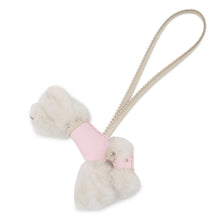 Load image into Gallery viewer, HERMES Buddy Epic Bag Charm Rose Darling / Craie / Ecru Lambskin Mouton