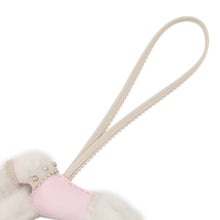 Load image into Gallery viewer, HERMES Buddy Epic Bag Charm Rose Darling / Craie / Ecru Lambskin Mouton