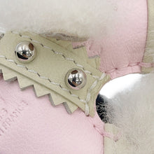 Load image into Gallery viewer, HERMES Buddy Epic Bag Charm Rose Darling / Craie / Ecru Lambskin Mouton