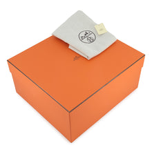 Load image into Gallery viewer, HERMES Garden Party Black Toile Chevrons Negonda Leather Size TPM