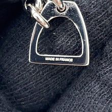 Load image into Gallery viewer, HERMES Tonnerre Necklace Size Small Black Metal