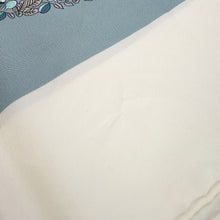 将图像加载到图库查看器中,HERMES Carre Bride de Gala en Fleur Size 90 White/Blue Gacier/Green Silk100%
