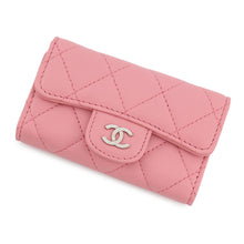 Load image into Gallery viewer, CHANEL Matelasse 6-Key Case PinkA31503 Lambskin