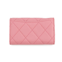 Load image into Gallery viewer, CHANEL Matelasse 6-Key Case PinkA31503 Lambskin