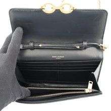 Load image into Gallery viewer, SAINT LAURENT PARIS LE MAILLON WALLET Chain Wallet Black738109 Lambskin