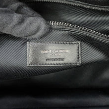 Load image into Gallery viewer, SAINT LAURENT PARIS Wide Logo Puffer Boston Bag Black797640AACIW1000 Lambskin