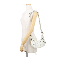 Load image into Gallery viewer, BALENCIAGA Le Cagoule Shoulder Bag White6713091VG9Y9104 Leather Size XS
