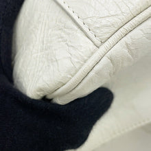 Load image into Gallery viewer, BALENCIAGA Le Cagoule Shoulder Bag White6713091VG9Y9104 Leather Size XS