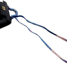 Load image into Gallery viewer, HERMES Kelly Twilly Bag Charm Black Tadelakt Leather Silk