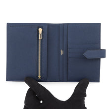 Load image into Gallery viewer, HERMES Bean compact blue navy Epsom