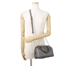 Load image into Gallery viewer, LOUIS VUITTON Speedy Bandouliere GunmetalM12013 Monogram Empreinte Leather Size 20