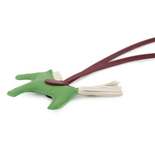 将图像加载到图库查看器中,HERMES Rodeo Bag Charm Vert Yucca/Craie/RougeH Lambskin Size PM