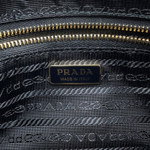将图像加载到图库查看器中,PRADA Triangle Logo Shoulder Bag Black1BC238 Leather