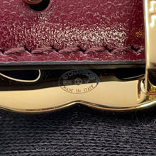 Load image into Gallery viewer, CHANEL CC Logo Belt Size 80 Black/BordeauxAAC224 Leather
