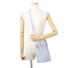 Load image into Gallery viewer, Ferragamo Bucket bag (2-way bag) Sky Blue/Ivory221081 790188 Calf Leather Size Mini
