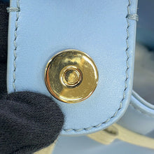 Load image into Gallery viewer, Ferragamo Bucket bag (2-way bag) Sky Blue/Ivory221081 790188 Calf Leather Size Mini
