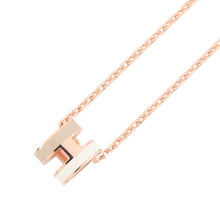 Load image into Gallery viewer, HERMES Pop Ash Necklace Rocabar Size Mini system Gold Plated Lacquer