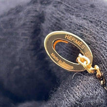 将图像加载到图库查看器中,HERMES Pop Ash Necklace Rocabar Size Mini Malabar Gold Plated Lacquer