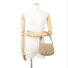 Load image into Gallery viewer, SAINT LAURENT PARIS Mini Voltaire Top Handle Bag Clear Beige800846 Leather Size Mini