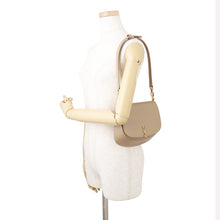 Load image into Gallery viewer, SAINT LAURENT PARIS Mini Voltaire Top Handle Bag Clear Beige800846 Leather Size Mini