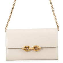 Load image into Gallery viewer, SAINT LAURENT PARIS Le Maillon Chain Wallet Vintage White696608 Calf Leather