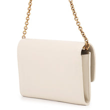 Load image into Gallery viewer, SAINT LAURENT PARIS Le Maillon Chain Wallet Vintage White696608 Calf Leather