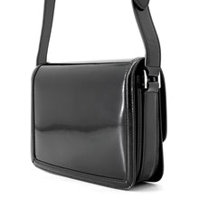 Load image into Gallery viewer, SAINT LAURENT PARIS Solferino Medium Satchel Black711039AAB9H1000 Patent Leather Size Medium