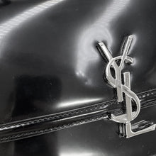 Load image into Gallery viewer, SAINT LAURENT PARIS Solferino Medium Satchel Black711039AAB9H1000 Patent Leather Size Medium