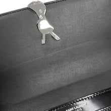 Load image into Gallery viewer, SAINT LAURENT PARIS Solferino Medium Satchel Black711039AAB9H1000 Patent Leather Size Medium