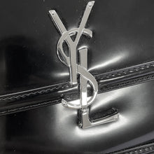 Load image into Gallery viewer, SAINT LAURENT PARIS Solferino Medium Satchel Black711039AAB9H1000 Patent Leather Size Medium