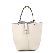 将图像加载到图库查看器中,HERMES Picotin Lock Eclat Nata/Poussiere Taurillon Clemence Size PM
