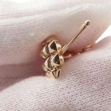 Load image into Gallery viewer, CARTIER Crash Do Cartier Hoop Earrings Double RowB8301478 18K Pink Gold