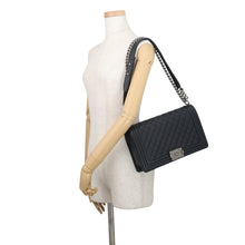 将图像加载到图库查看器中,CHANEL Boy Chanel BlackA92193 Lambskin Size Large