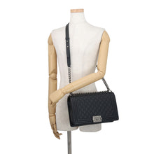 将图像加载到图库查看器中,CHANEL Boy Chanel BlackA92193 Lambskin Size Large