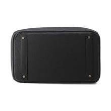 Load image into Gallery viewer, HERMES HAUT A COURROIES Tricolore Black/Gold/Blue Royal Togo Leather Size 40