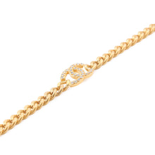 Load image into Gallery viewer, CHANEL CC Logo Choker GoldAB8930 Metal Rhinestone