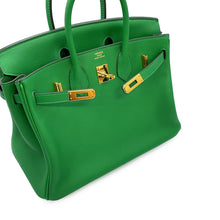 将图像加载到图库查看器中,HERMES Birkin Bamboo Swift Leather Size 25
