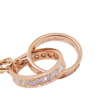 Load image into Gallery viewer, CARTIER Baby Love Semi-Pave NecklaceB7013900 18K Pink Gold