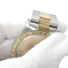 Load image into Gallery viewer, ROLEX Oyster Perpetual W34mm Stainless Steel K18YG Champagne Dial14233